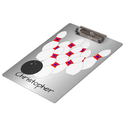 ボーリングデザイン クリップボード (アングル)