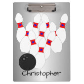 ボーリングデザイン クリップボード (正面)