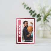 ボーリングトレーディングカードトーナメント土産赤 コーリングカード (スタンド正面)