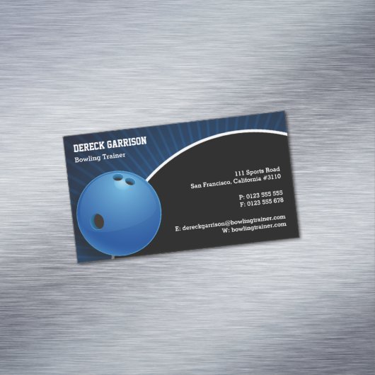 ボーリングトレーナー | Perfect Sport マグネット名刺 (インサイチュ)