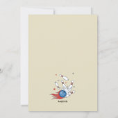 ボーリングナイト招待状 招待状 (裏面)