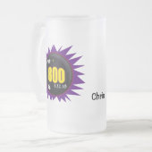 ボーリングハイオナーズ、800シリーズ、パープル、 フロストグラスビールジョッキ (正面左)