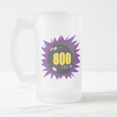 ボーリングハイオナーズ、800シリーズ、パープル、 フロストグラスビールジョッキ (左)