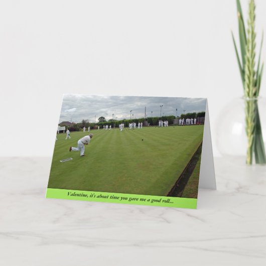 ボーリングバレンタインカード シーズンカード (正面)