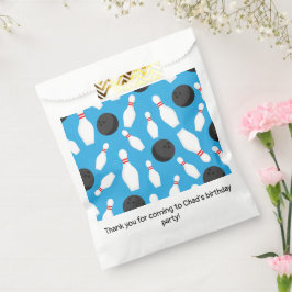 ボーリングバースデーパーティーブルー フェイバーバッグ