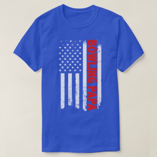 ボーリングパパ Tシャツ (デザイン正面)