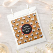 ボーリングパーソナライズされたをテーマにした誕生日 フェイバーバッグ (クリップ留めされた状態)