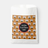 ボーリングパーソナライズされたをテーマにした誕生日 フェイバーバッグ (正面)