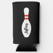 ボーリングパーソナライズされた誕生日パーティー用の缶クーラー スリム缶クーラー (正面)