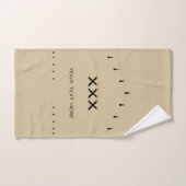 ボーリングパーソナライズされた車線標示XXXボーリング ハンドタオル (ハンドタオル)