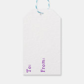 ボーリングパーティーガールズアニメ誕生日 ギフトタグ (裏面)