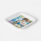 ボーリングパーティーボーイ誕生日 ペーパープレート (傾斜あり)