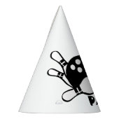 ボーリングパーティーボールとピン パーティーハット (左)