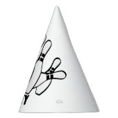 ボーリングパーティーボールとピン パーティーハット (右)