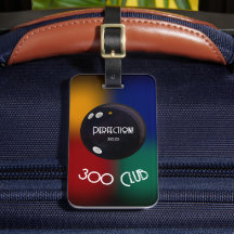 ボーリングパーフェクト300クラブボーリングバッグラベル