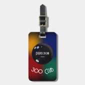 ボーリングパーフェクト300クラブボーリングバッグラベル ラゲッジタグ (正面縦)