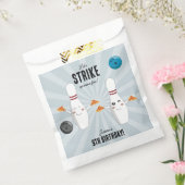 ボーリングピザストライクアップいくつかのおもしろい子供の誕生日 フェイバーバッグ (封をした状態)