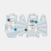 ボーリングピザストライクアップいくつかのおもしろい子供の誕生日 フェイバーボックス (折り畳みなし)