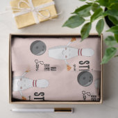 ボーリングピザストライクアップいくつかのおもしろい子供の誕生日 薄葉紙 (ギフト)