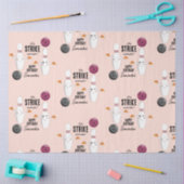 ボーリングピザストライクアップいくつかのおもしろい子供の誕生日 薄葉紙 (クラフト)