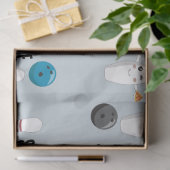 ボーリングピザストライクアップいくつかのおもしろい子供の誕生日 薄葉紙 (ギフト)