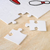 ボーリングピンでボーリングをキング ジグソーパズル (側面)