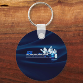 ボーリングピンとボール キーホルダー