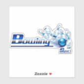 ボーリングピンとボール シール (シート)