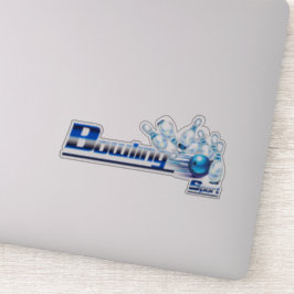 ボーリングピンとボール シール