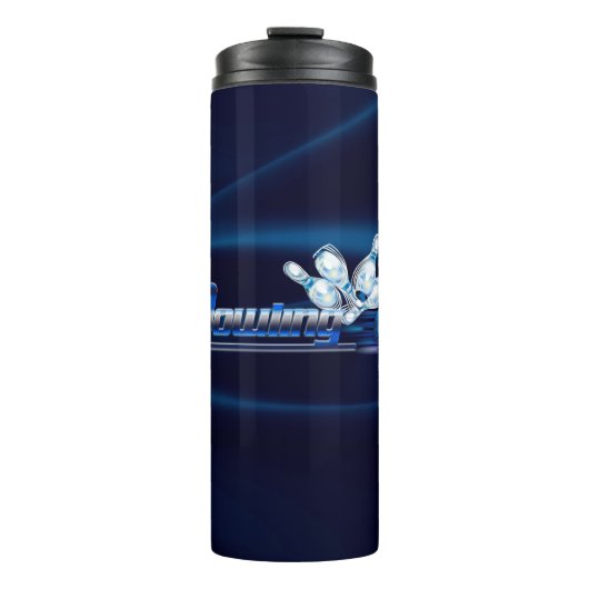 ボーリングピンとボール タンブラー (正面)