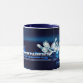 ボーリングピンとボール マグカップ (中央)