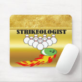 ボーリングピンとボール(STRIKEOLOGIST) マウスパッド (マウス)