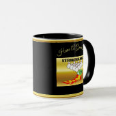 ボーリングピンとボール(STRIKEOLOGIST) マグカップ (正面右)