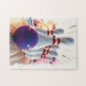 ボーリングピンの攻撃 ジグソーパズル (横)