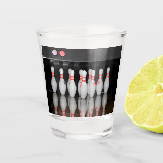 ボーリングピンショットガラス ショットグラス (正面)