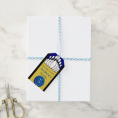 ボーリングピンフィフス誕生日ラベル ギフトタグ (より糸付き)