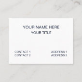 ボーリングピンボールストライクコーチトレーナー 名刺 (裏面)