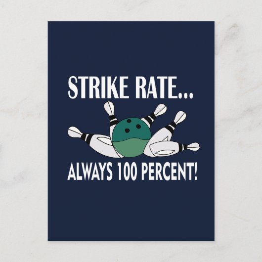 ボーリングピンボールストライクチーム ポストカード (正面)