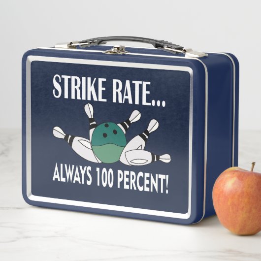 ボーリングピンボールストライクチーム メタルランチボックス (インサイチュ)
