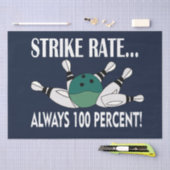 ボーリングピンボールストライクチーム 薄葉紙 (クラフト)