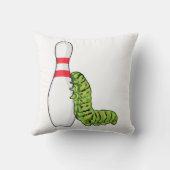 ボーリングピン付きボーリングの軌跡 クッション (裏面)