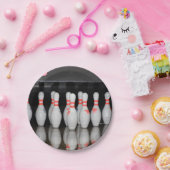 ボーリングピン ペーパープレート (パーティー)