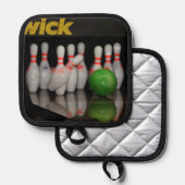 ボーリングピン 鍋敷き (正面/裏面)