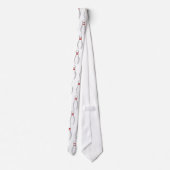 ボーリングピン： 3Dモデル：カスタムネクタイ：タイ ネクタイ (裏面)