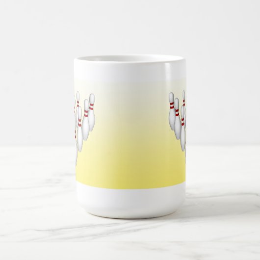 ボーリングピン: 3Dモデル:コーヒーマグ コーヒーマグカップ (中央)