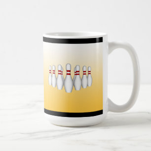 ボーリングピン:3Dモデル:コーヒーマグ コーヒーマグカップ