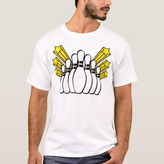ボーリングピン Tシャツ (正面)