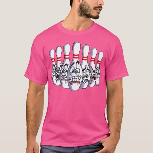 ボーリングファンボーリングボーリング路地娯楽Spo Tシャツ (正面)