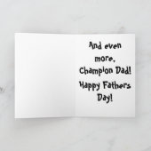 ボーリングファーザーズデイカード カード (内部)