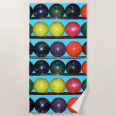 ボーリングブリッツ ビーチタオル (正面)